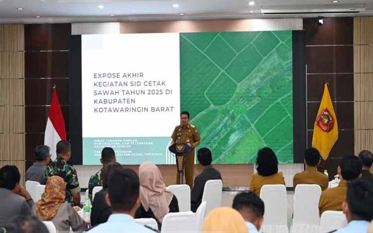 Hadiri Ekspos SID Cetak Sawah, Pj. Bupati Kobar Komitmen Wujudkan Ketahanan Pangan