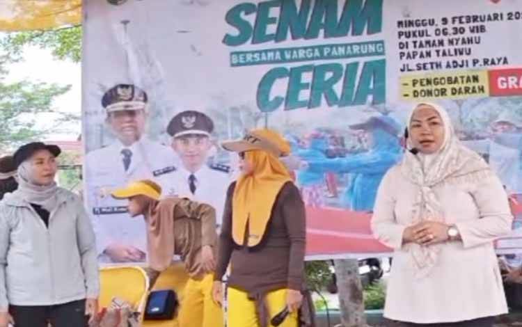 Lurah Panarung Ajak Warga Aktif Olahraga dan Jaga Kesehatan di Musim Hujan
