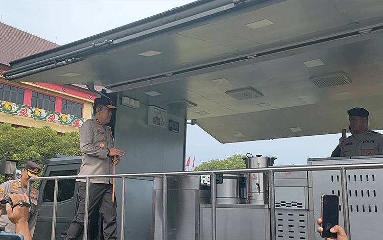 Polda Kalteng Terima Bantuan Kendaraan Dapur Lapangan dan Pam VVIP dari Mabes Polri