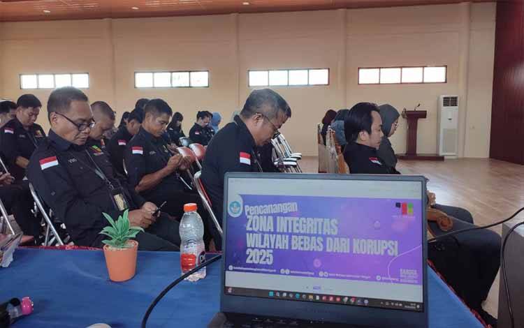 Balai Bahasa Kalteng Canangkan Zona Integritas Wilayah Bebas dari Korupsi
