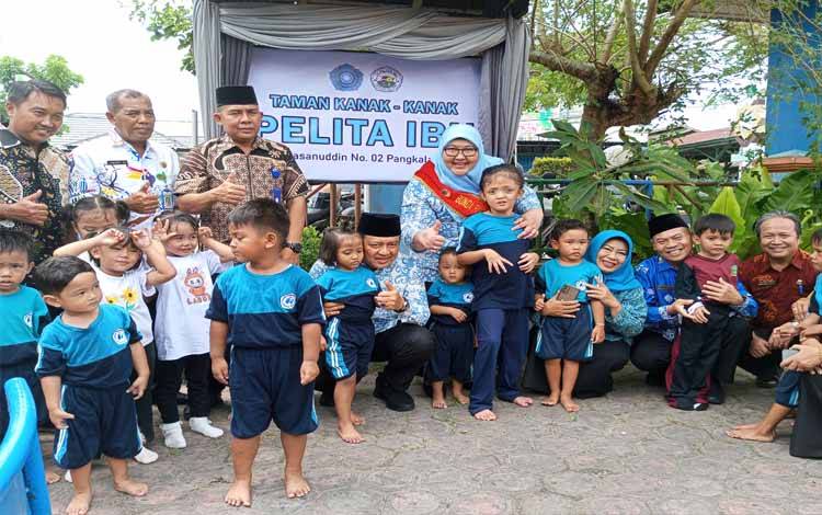 Pj Bupati Kobar Resmikan TK Pelita Ibu, Bentuk Konkrit Membangun Pendidikan PAUD Berkualitas