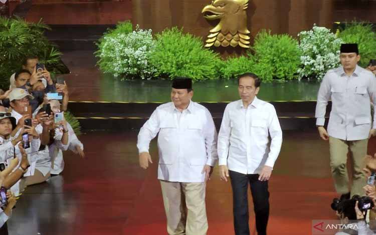 Jokowi Puji Prabowo yang Mendapatkan Dukungan Kuat dari Rakyat dan DPR
