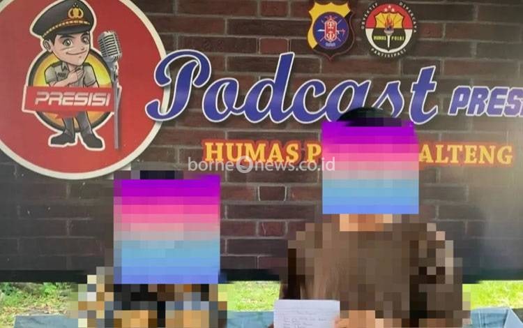 K dan B usai dimediasi oleh Tim Virtual Police Bidhumas Polda Kalteng (Foto : Tim Virtual Police Bidhumas Polda Kalteng)
