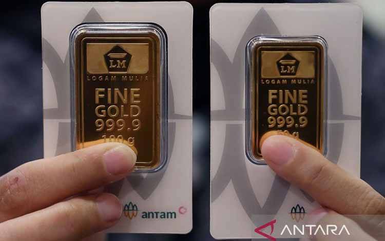 Emas Antam 17 Februari Turun ke Angka Rp1,671 Juta per Gram