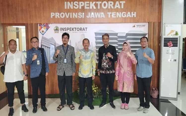 Inspektorat Kalteng Konsultasi ke Jateng Bahas Transformasi Pengawasan