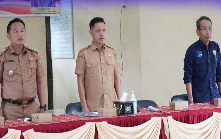 Pembukaan sosialisasi SP4N-LAPOR di Kecamatan Jekan Raya. (FOTO: HUMAS)