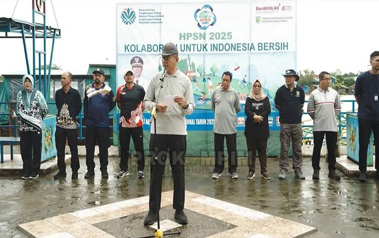 Pj Wali Kota Palangka Raya Pimpin Peringatan Hari Peduli Sampah Nasional 2025