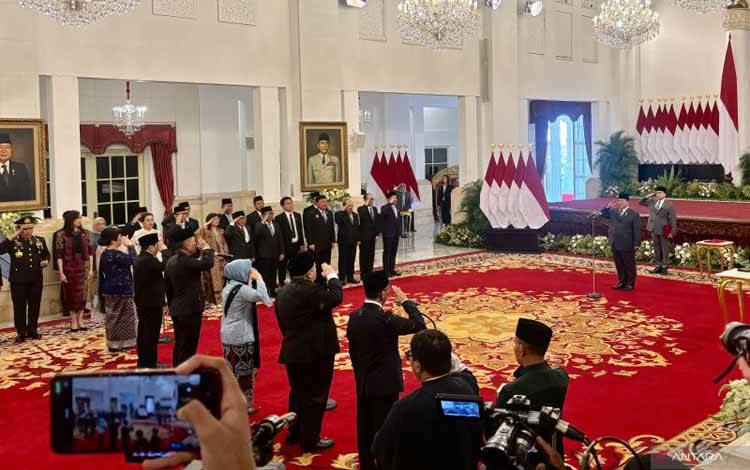 Presiden Lantik Muhammad Ateh sebagai Kepala BPKP Definitif