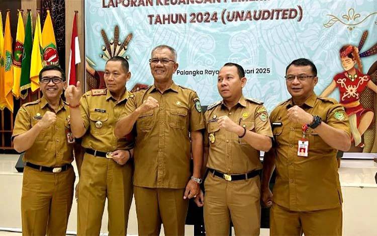 Pj Sekda Barito Utara Hadiri Acara Persiapan Penyerahan LKPD Unaudited