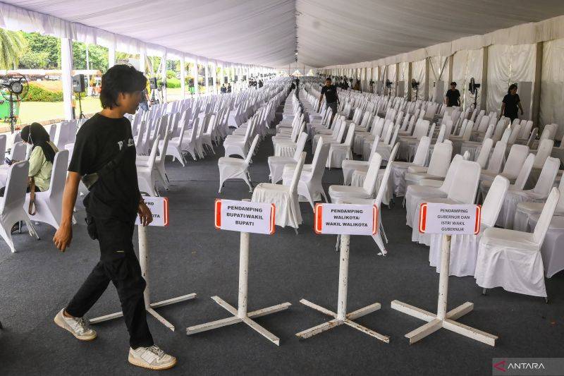 Prabowo Lantik 961 Kepala Daerah di Istana Kepresidenan Besok Pukul 10:00 WIB