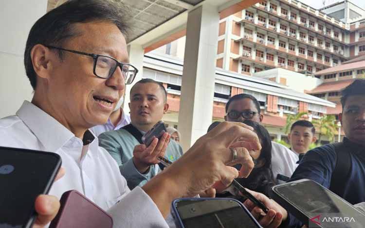 Menteri Kesehatan Budi Gunadi Sadikin ketika ditemui di Jakarta, Kamis (20/2/2025). ANTARA/Mecca Yumna