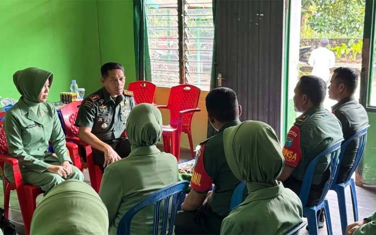 Giliran Koramil di Wilayah Kapuas Hilir dan Kapuas Timur Disambangi Dandim