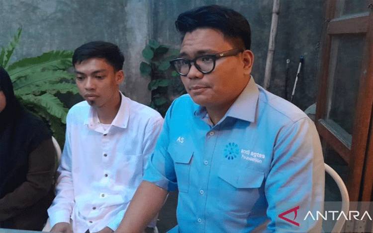 Wakil Ketua MPRI RI Abcandra Akbar Supratman saat berkunjung di Kota Palu, Sulawesi Tengah, Sabtu (22/2/2025) (ANTARA/Rangga Musabar)