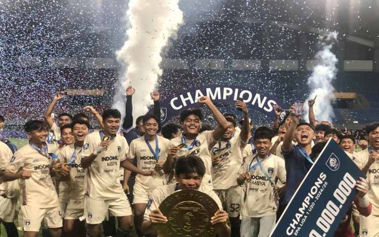 Persita Juara EPA U-20 Setelah Menangi Adu Penalti Lawan Dewa United