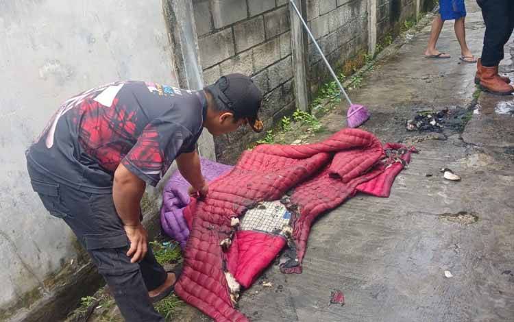 Ditinggal Kerja, Kasur Terbakar di Palangka Raya
