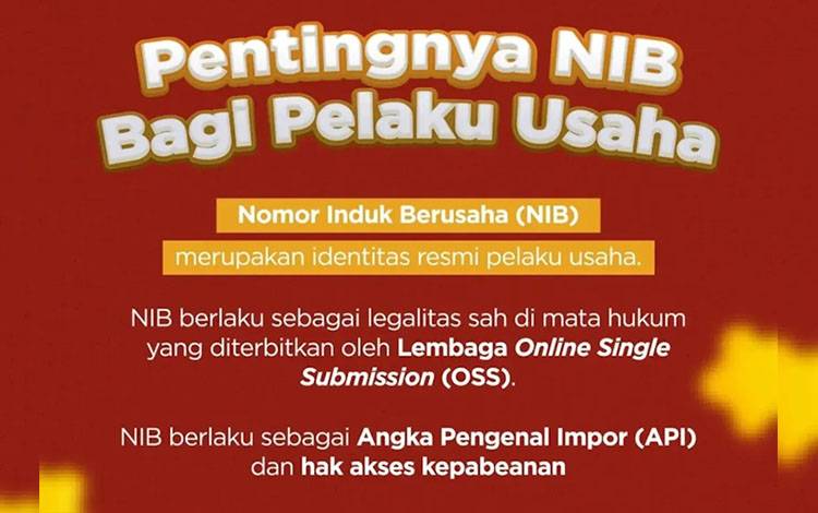 Dewan Imbau Pelaku Usaha di Palangka Raya Gunakan NIB untuk Mendukung Ekonomi Lokal