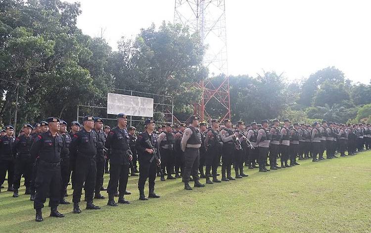 Polda Kalteng Siagakan Ratusan Personel Amankan Putusan Sengketa Pilkada Lamandau dan Barito Utara