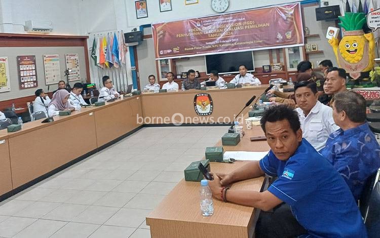 KPU Kotim Evaluasi Pelaksanaan Pilkada 2024 Melalui FGD
