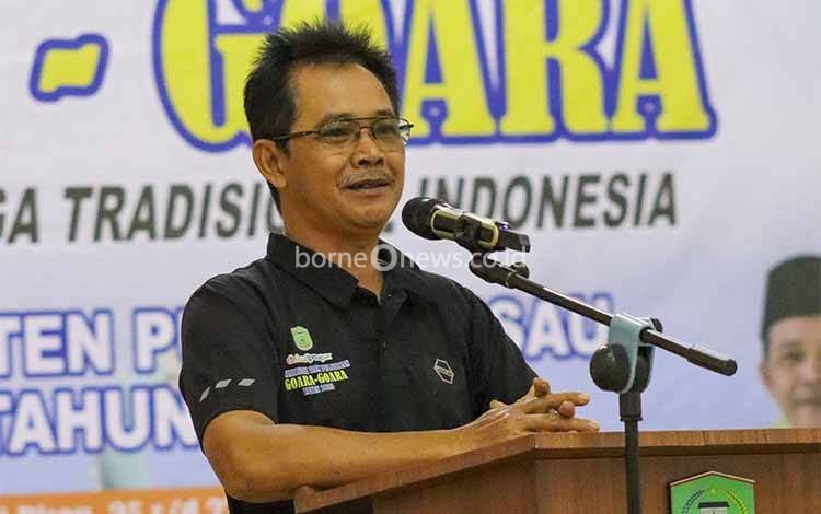 Disbudporapar Pulang Pisau Sosialisasikan Olahraga Tradisional Goara-Goara