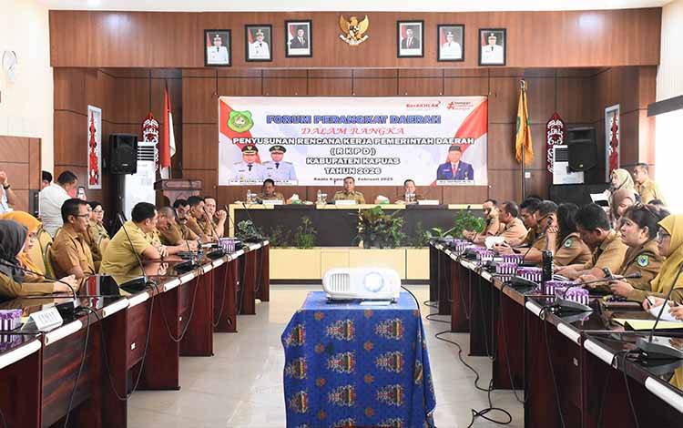 Pemkab Kapuas Gelar Forum Perangkat Daerah untuk Penyusunan RKPD 2026