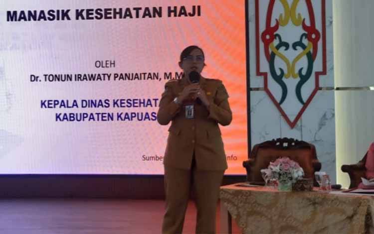 Kepala Dinkes Kapuas Sampaikan Pentingnya Pemeriksaan Kesehatan Bagi CJH