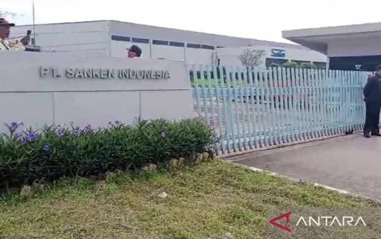 PT Sanken Indonesia di kawasan industri MM2100 Kecamatan Cikarang Barat, Kabupaten Bekasi, Jawa Barat. (ANTARA/Pradita Kurniawan Syah)