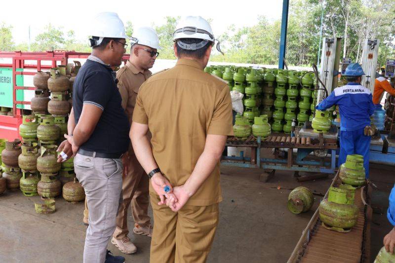 Disdagperin Palangka Raya Giatkan Pengawasan Jaga Pasokan Elpiji Jelang Ramadan