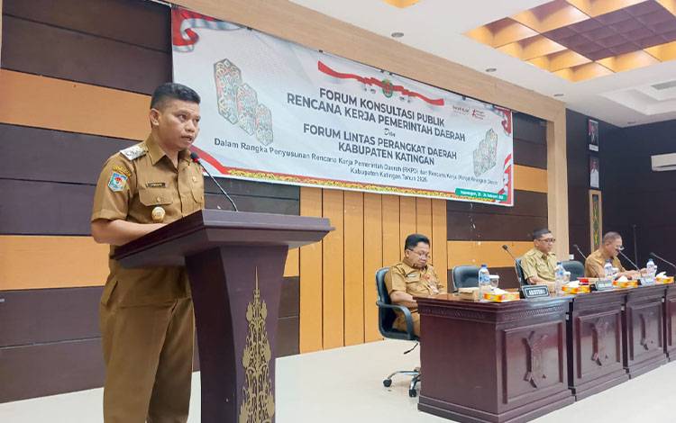 Wakil Bupati Katingan Tekankan Hal Penting dalam Penyusunan RKPD 2026