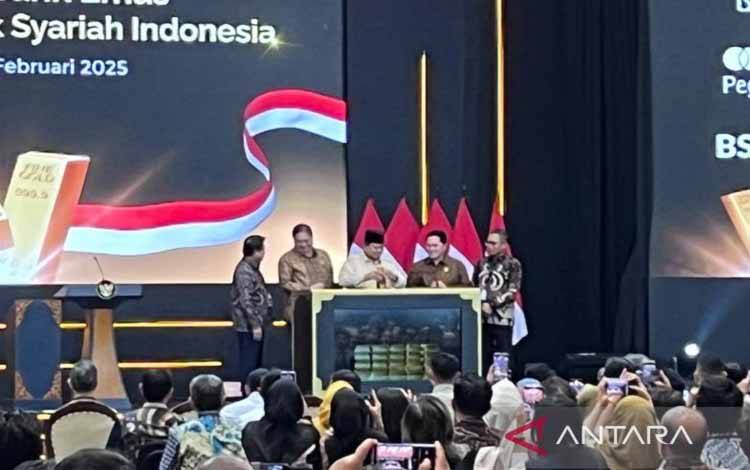 Presiden Bangga Indonesia Miliki Bank Emas Pertama Kali Dalam Sejarah
