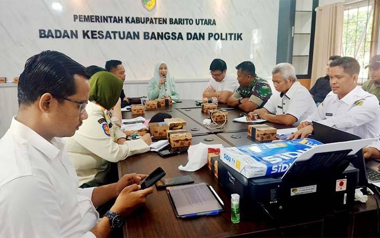 Pemkab-KPU Barito Utara Rapat Persiapan PSU Pilkada