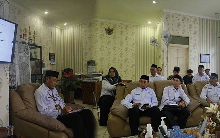 Kemenag Kapuas Rapat Persiapan Manasik Haji Tingkat Kecamatan dan Kabupaten