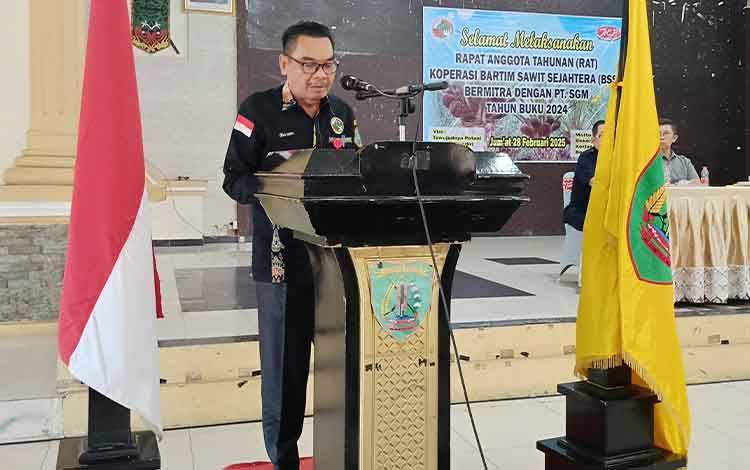 Kepala DisdagkopUKM Bartim Tekankan Pentingnya RAT dalam Transparansi dan Akuntabilitas Koperasi