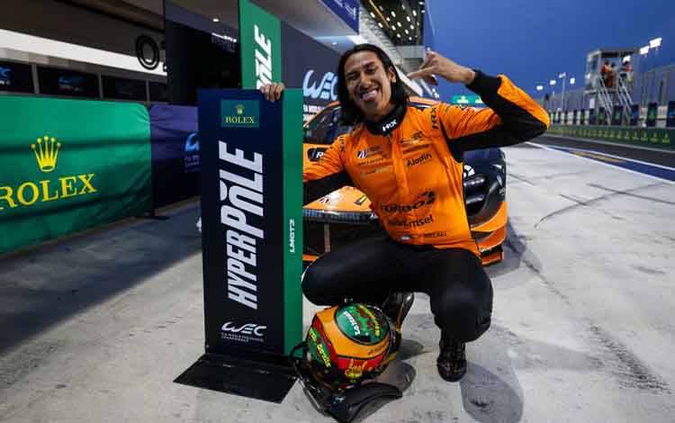 Sean Gelael Ukir Sejarah dengan Raih Pole Position di FIA WEC Qatar