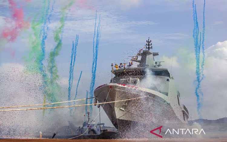 Kapal Korvet Buatan Dalam Negeri KRI Bung Hatta Perkuat Armada TNI AL