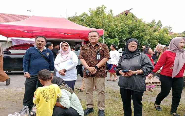 Dinas Hanpang Kalteng Adakan Gerakan Pangan Murah Sambut Ramadan 1446