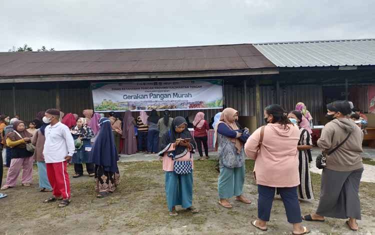 Dinas Ketahanan Pangan Kalteng Gelar Gerakan Pangan Murah
