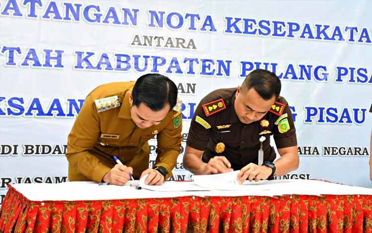Bupati Pulang Pisau Berharap Kajari Berikan Dukungan Maksimal kepada Pemerintah Daerah