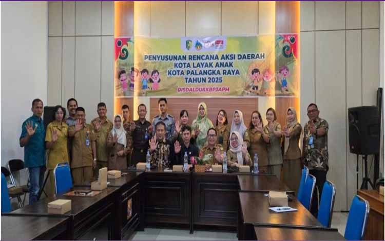 Rencana Aksi Daerah Kota Layak Anak Palangka Raya Disusun dengan 5 Klaster