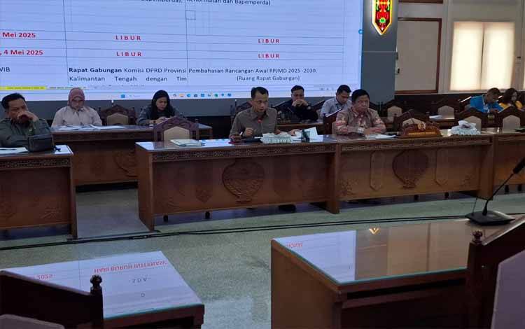 DPRD dan Pemprov Kalteng Sinergi Bahas Jadwal Kerja Pasca Pelantikan Gubernur