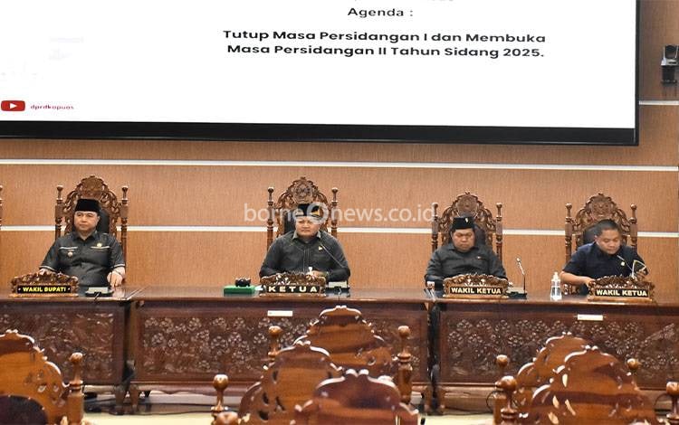 DPRD Kapuas Gelar Rapat Paripurna, Terima Usulan Enam Raperda dari Eksekutif