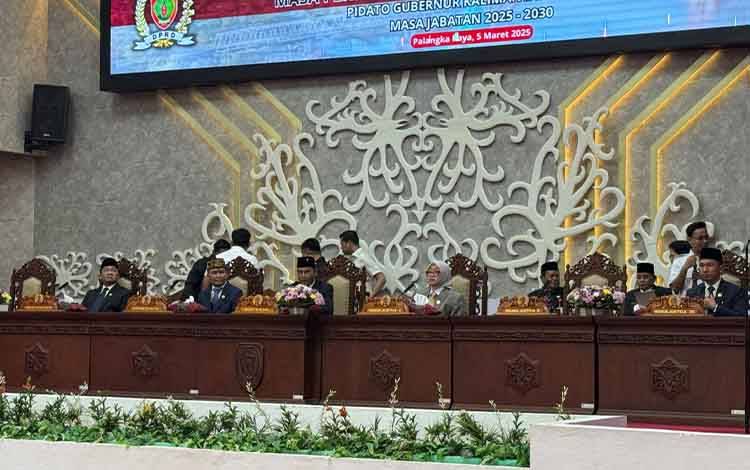 DPRD Kalteng Gelar Paripurna dengarkan Pidato Gubernur Terpilih