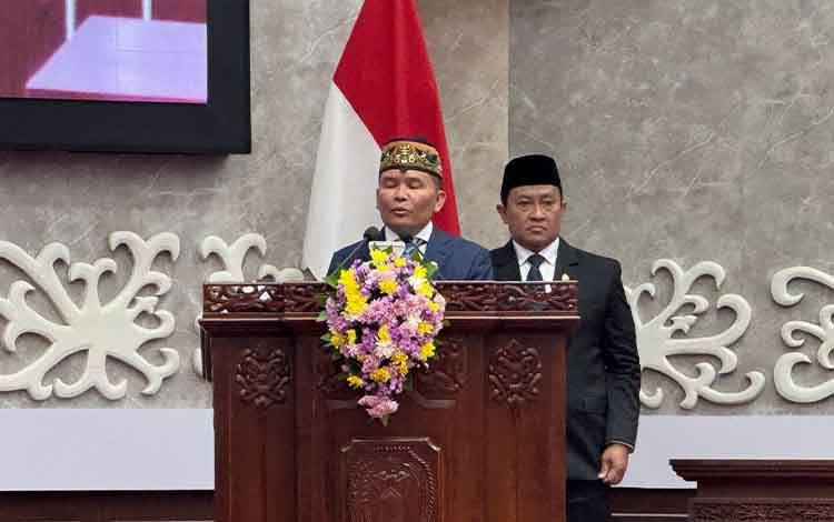 Gubernur Kalteng Agustiar Sabran Paparkan Visi Misi dan Program 100 Hari Kerja