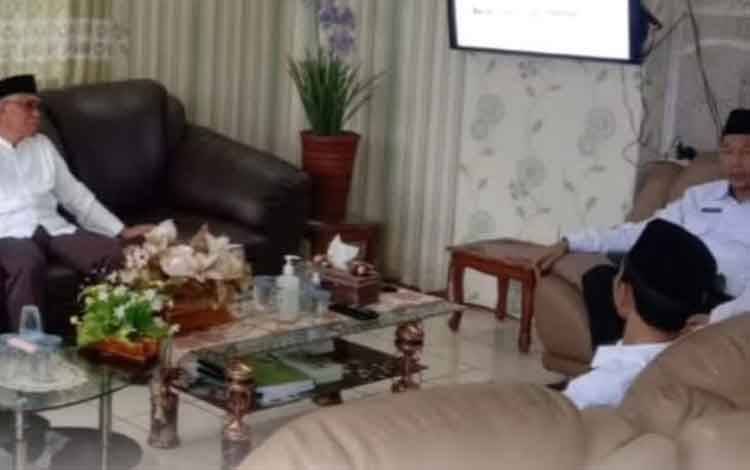 UPZ Kemenag Kapuas dan Baznas Rapat Persiapan Festival Ramadan 2025