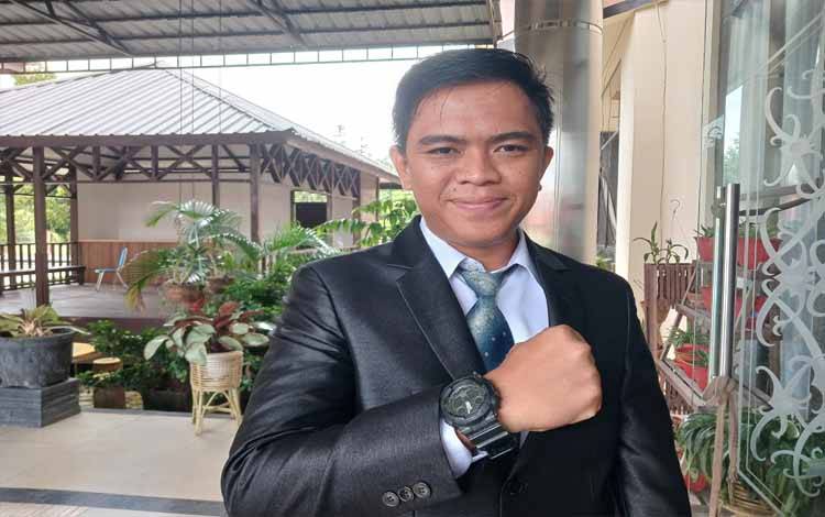 Ketua KNPI Kabupaten Katingan yang juga legislator Gerindra, Genjadid Utomo
