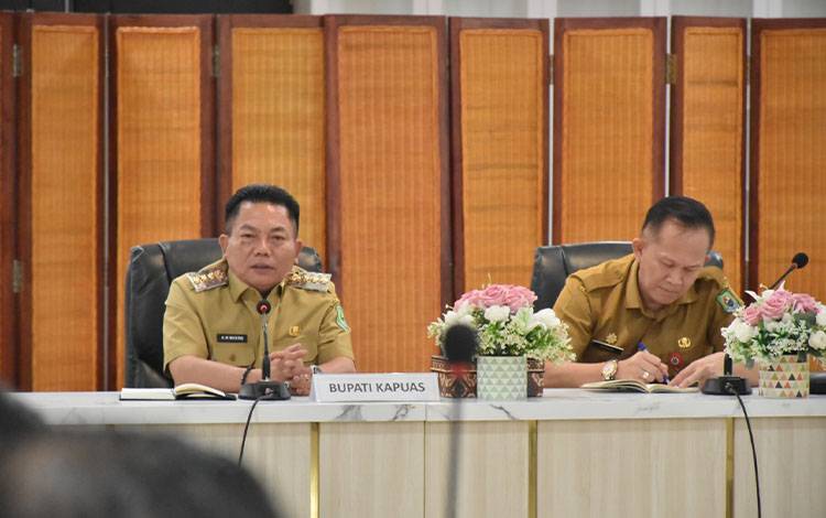 Bupati Kapuas Dorong Perangkat Daerah Terus Maksimalkan Pelayanan
