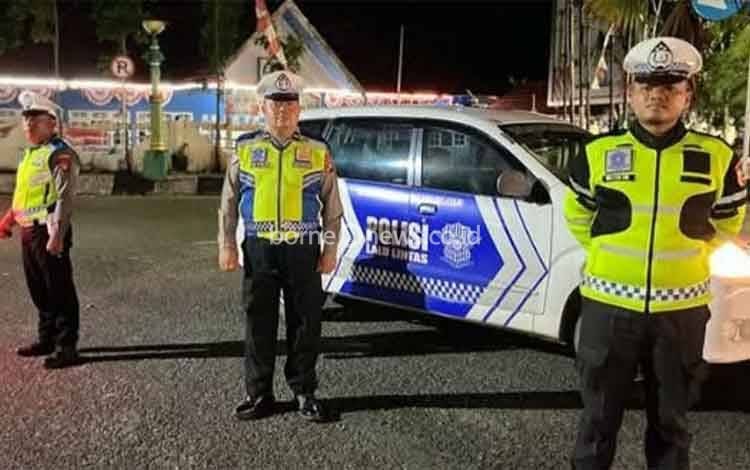 Satlantas Polres Kapuas Juga Lakukan Patroli Subuh Antisipasi Balap Liar