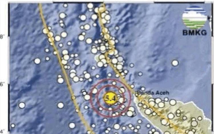 Gempa Magnitudo 5,4 Guncang Banda Aceh Jelang Shalat Tarawih