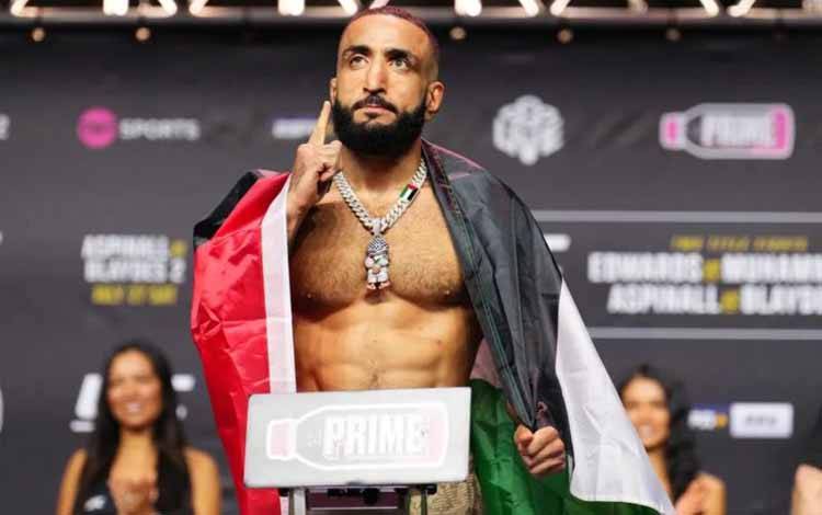 Belal Muhammad Protes Bendera Palestina Hilang dari Profil UFC