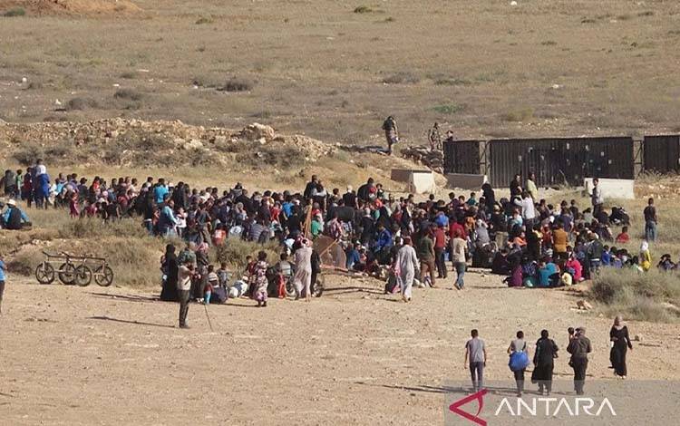 Bentrok Internal Aakibatkan Ribuan Warga Suriah Mengungsi ke Lebanon