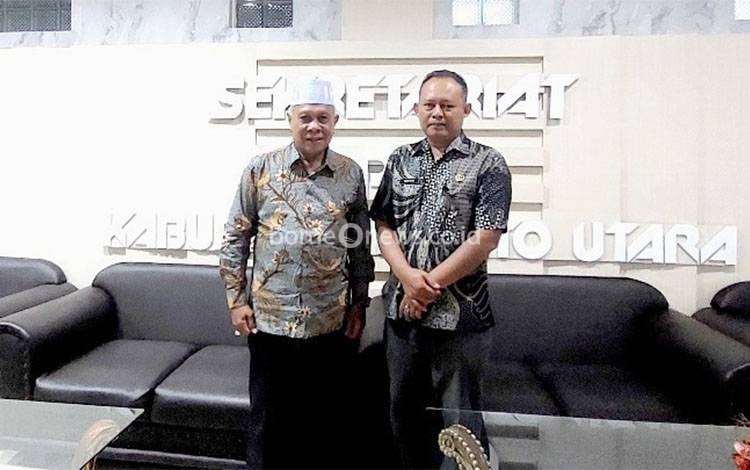 Setwan Barito Utara Terima Kunjungan Kerja DPRD HSU Kalimantan Selatan